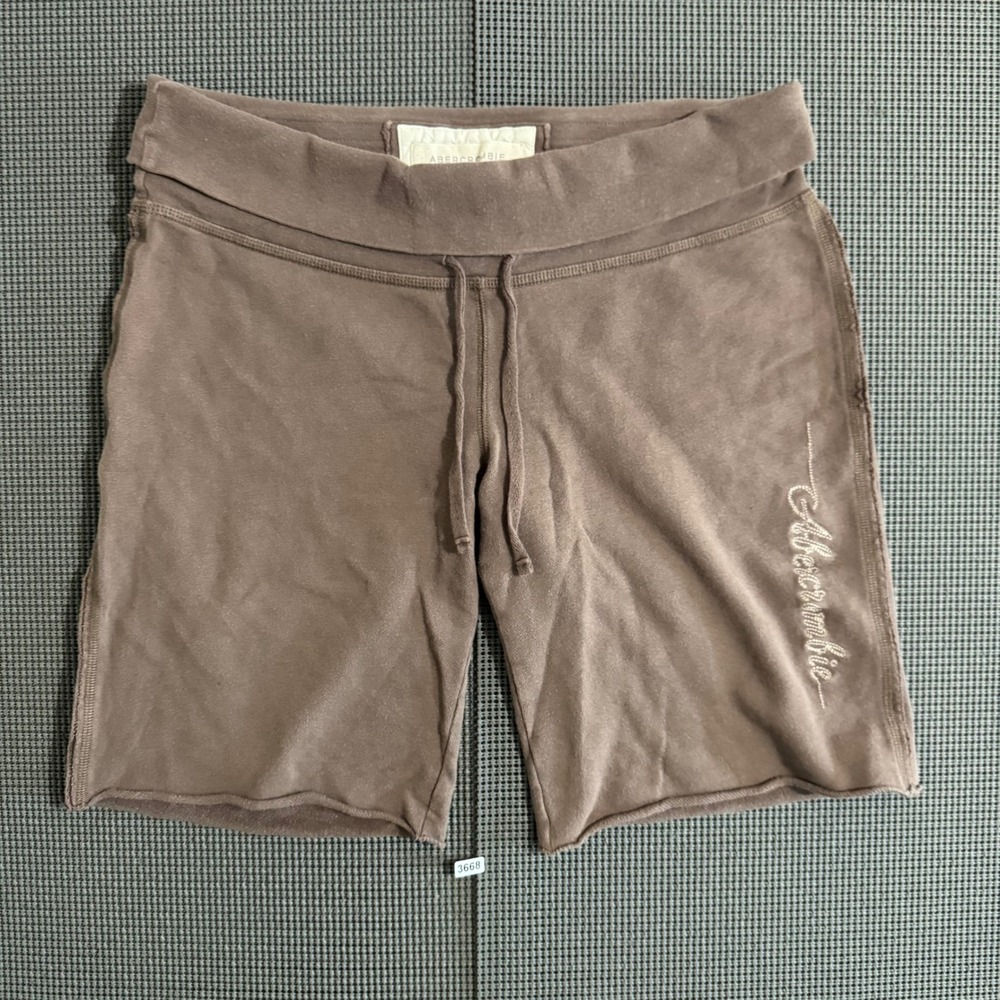 Abercrombie & Fitch Womens Brown Cotton Lounge Shorts Size M